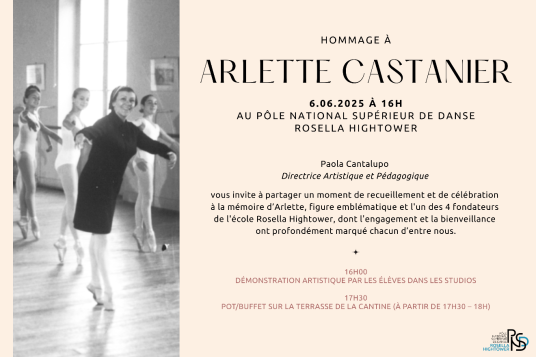 Hommage Ã  Arlette Castanier le 6.06.25